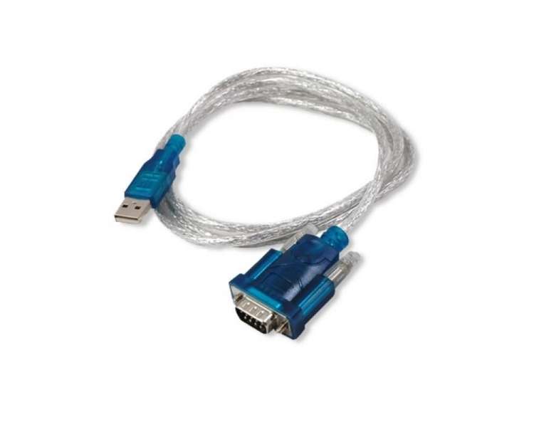 Cable usb 2.0 3go c102/ usb macho - rs232 macho/ 50cm/ negro