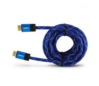 Cable hdmi 2.0 4k 3go chdmi52/ hdmi macho - hdmi macho/ 5m/ azul