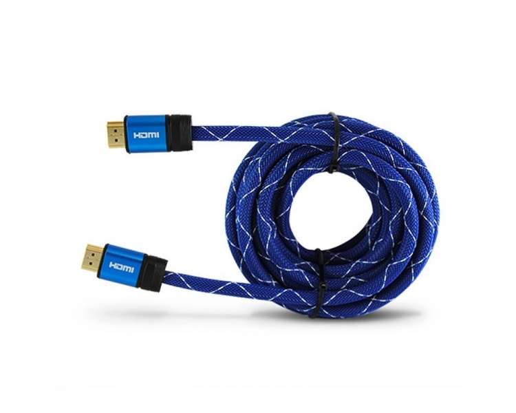 Cable hdmi 2.0 4k 3go chdmi52/ hdmi macho - hdmi macho/ 5m/ azul