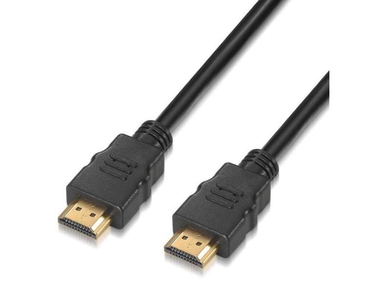 Cable hdmi 2.0 4k aisens a120-0120/ hdmi macho - hdmi macho/ 1.5m/ certificado/ negro