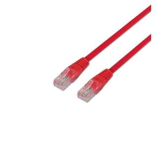 Cable de red rj45 utp aisens a135-0238 cat.6/ 1m/ rojo