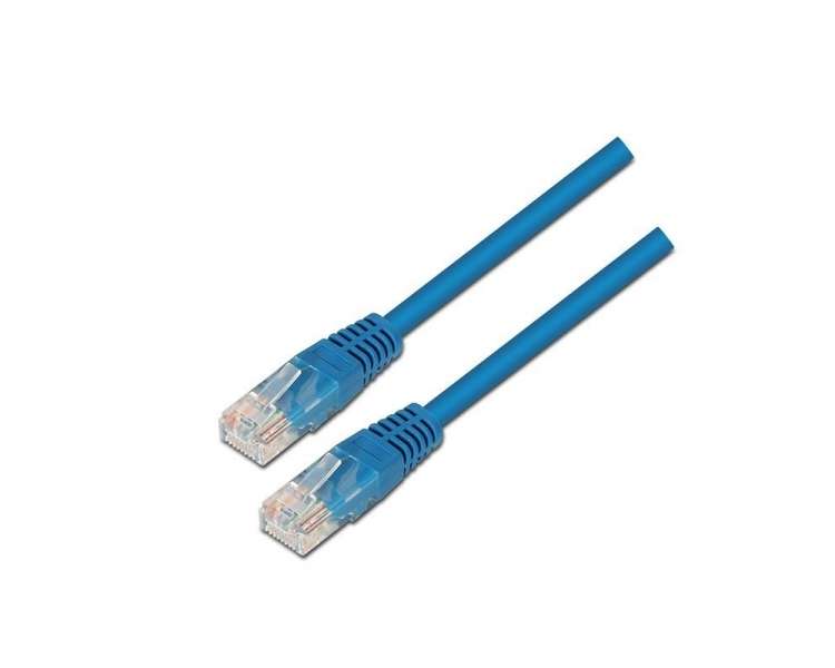 Cable de red rj45 utp aisens a135-0241 cat.6/ 50cm/ azul