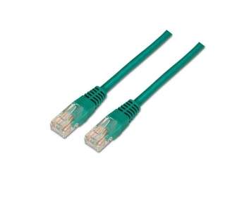 Cable de red rj45 utp aisens a135-0245 cat.6/ 50cm/ verde