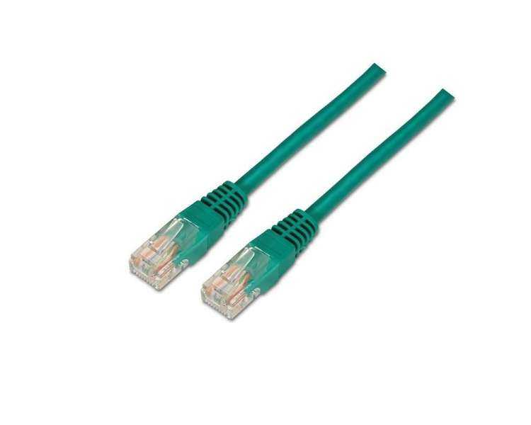 Cable de red rj45 utp aisens a135-0245 cat.6/ 50cm/ verde