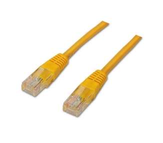 Cable de red rj45 utp aisens a135-0254/ cat.6/ 1m/ amarillo