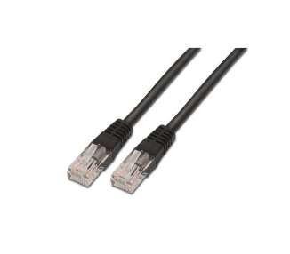 Cable de red rj45 utp aisens a135-0258/ cat.6/ 1m/ negro