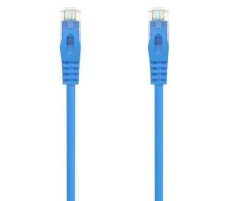 Cable de red rj45 awg24 utp aisens a145-0573 cat.6a/ lszh/ 1m/ azul