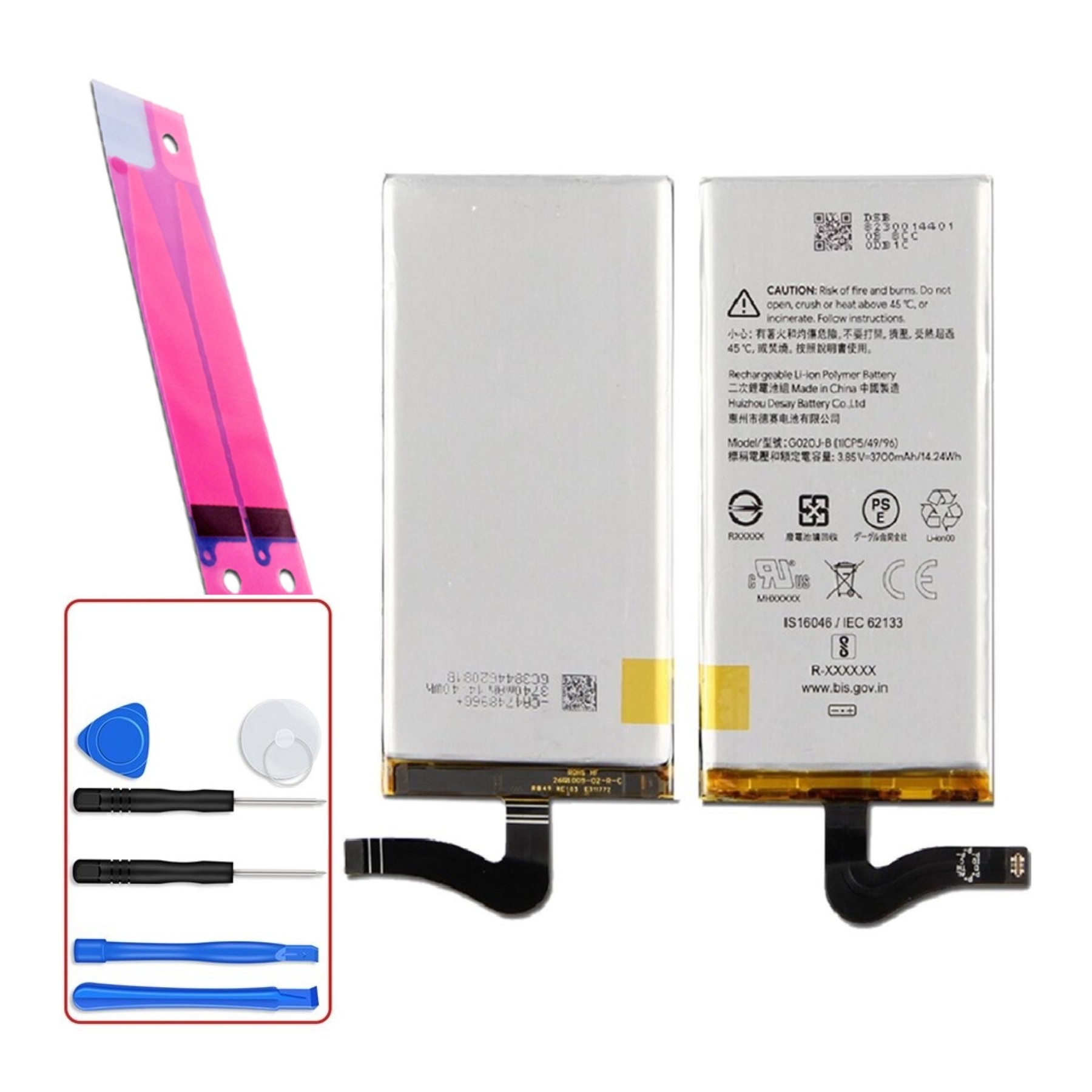 Bateria Compatible para Google Pixel 4XL, G020J-B, Capacidad Original 3700 Mah