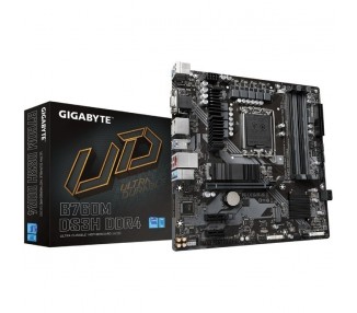 Placa base gigabyte b760m ds3h ddr4 socket 1700/ micro atx