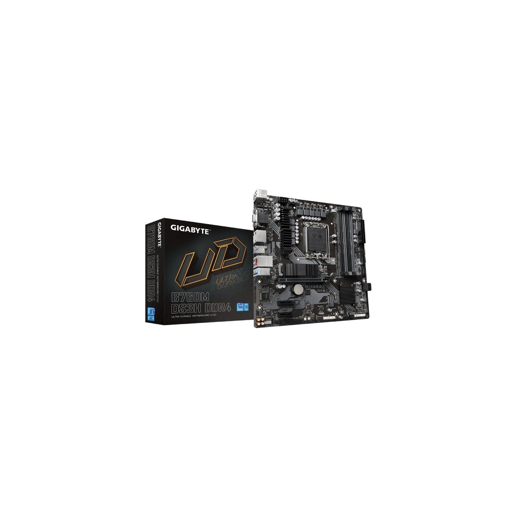 Placa base gigabyte b760m ds3h ddr4 socket 1700/ micro atx