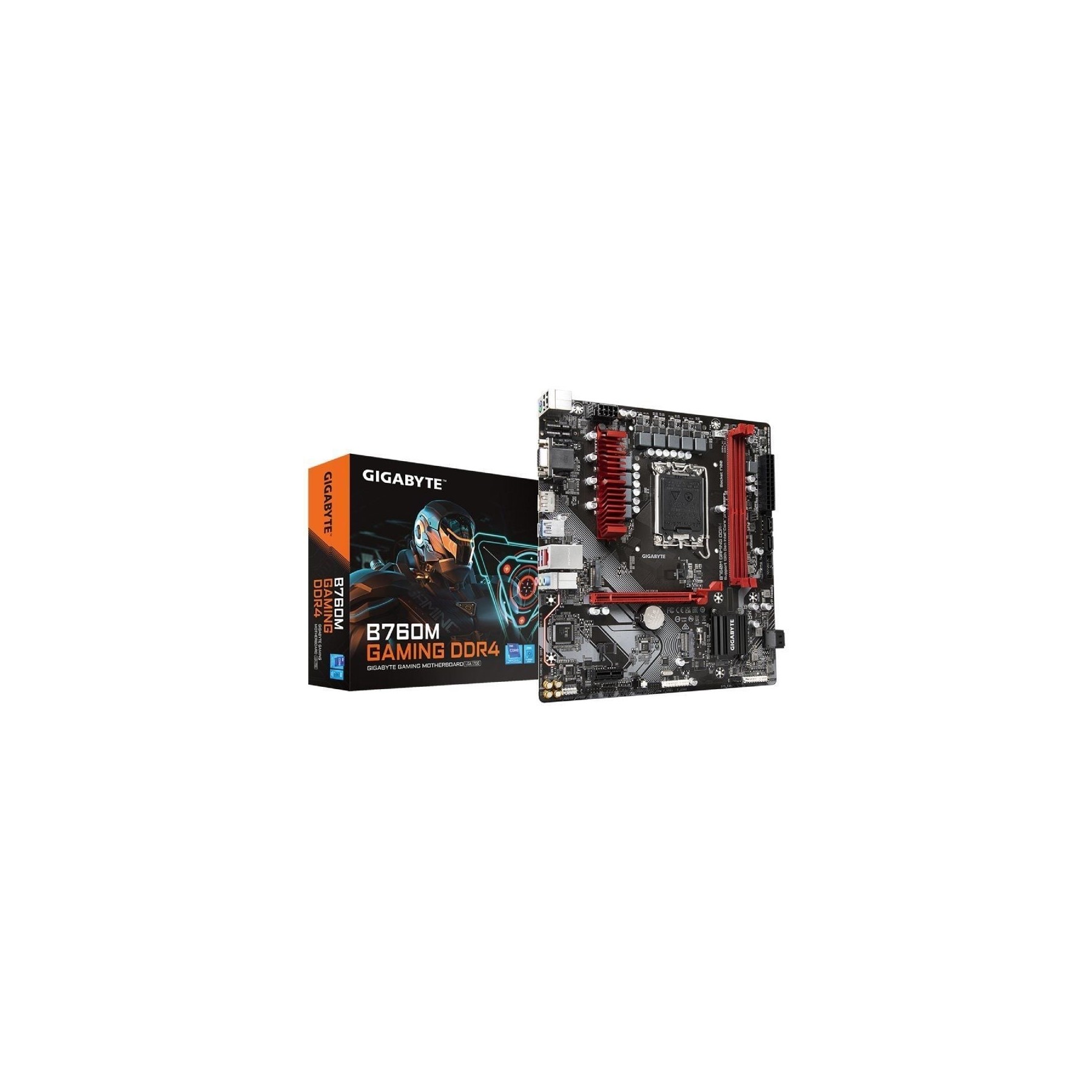 Placa base gigabyte b760m gaming ddr4 socket 1700/ micro atx