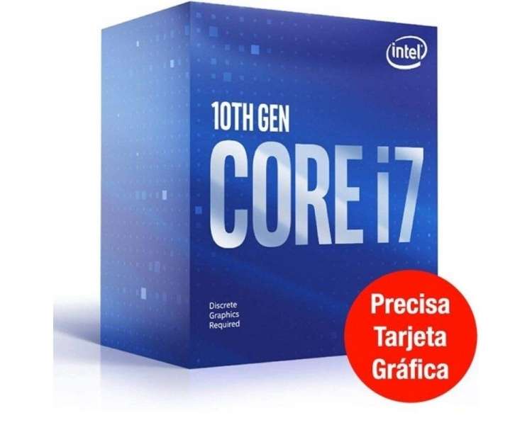 Procesador intel core i7-10700f 2.90ghz socket 1200