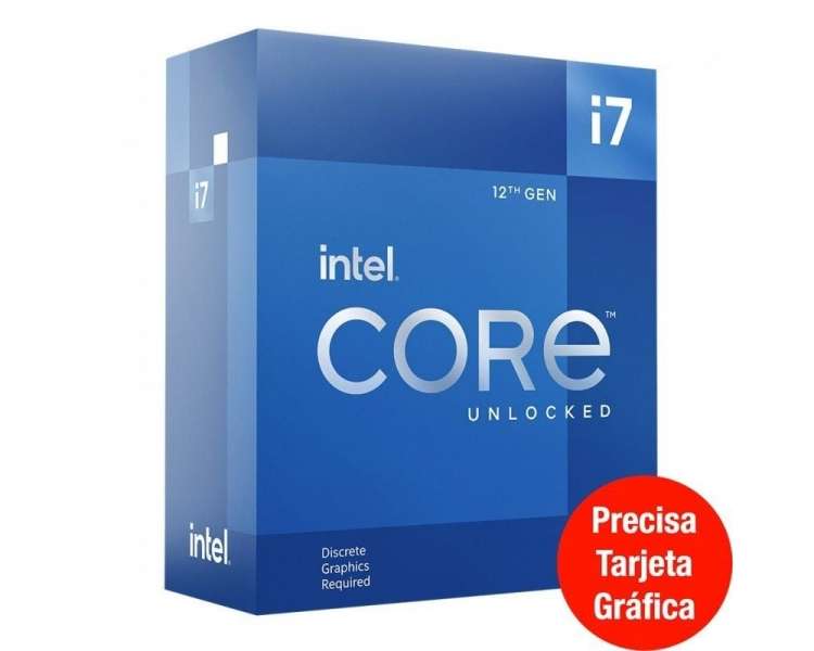 Procesador intel core i7-12700kf 3.60ghz socket 1700