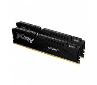 Memoria ram kingston fury beast 2 x 16gb/ ddr5/ 5200mhz/ 1.1v/ cl40/ dimm