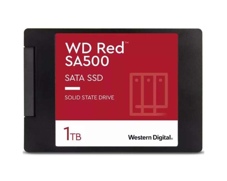 Disco ssd western digital wd red sa500 nas 1tb/ sata iii