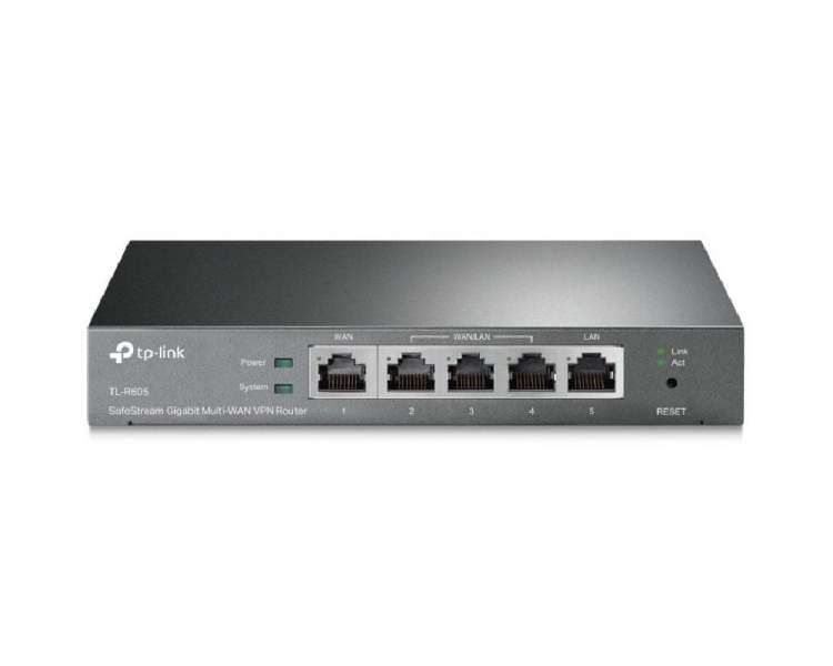 Router vpn safestream gigabit tp-link tl-r605/ 5 puertos multi-wan