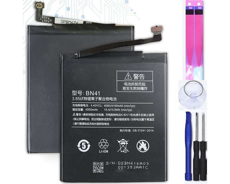 Battery For Xiaomi Redmi Note 4 , Part Number: BN41