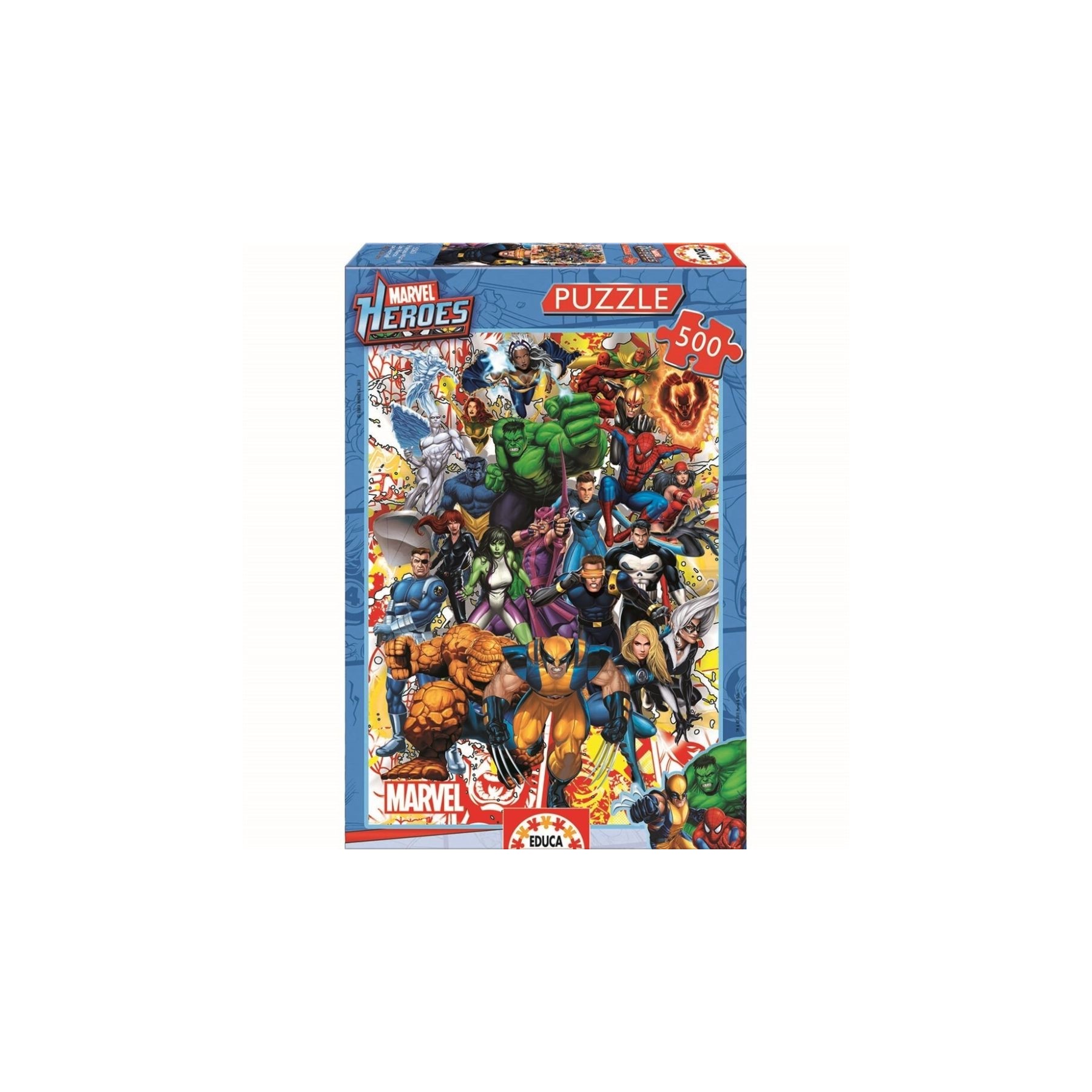 Rompecabezas Educa - 500 Piezas Marvel Heroes s (80-15560)_x000D_