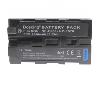 Bateria Compatible para Sony NP-F550 NP-F570 NP-530 NP-F330 NP-F970 NP-F750 NP-F960