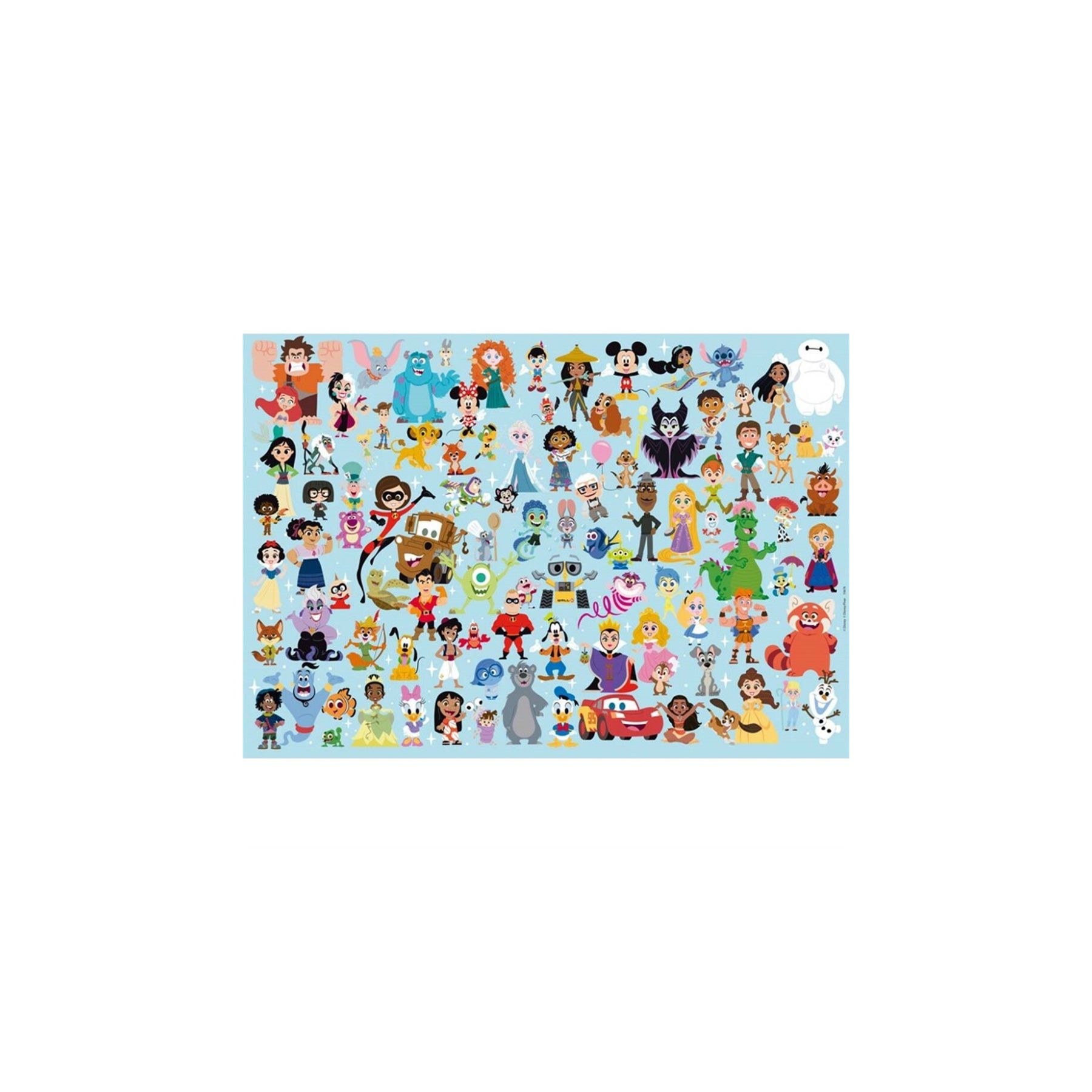 Rompecabezas Educa - 100 Piezas Disney Multiproperty s (80-19676)