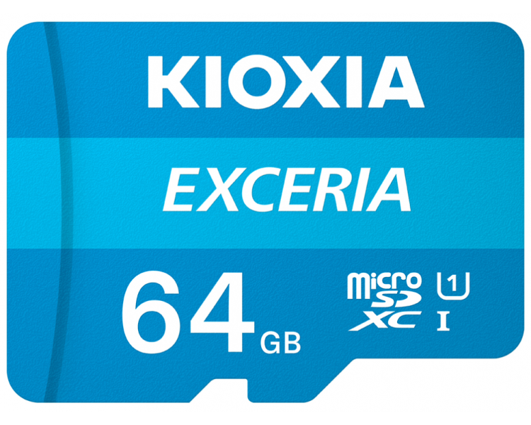 Memoria USB MICRO SD KIOXIA 64GB EXCERIA UHS-I C10 R100 CON ADAPTADOR