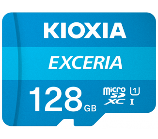 Memoria USB MICRO SD KIOXIA 128GB EXCERIA UHS-I C10 R100 CON ADAPTADOR
