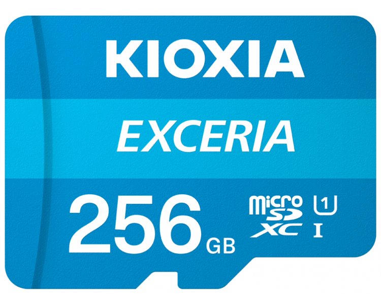 Memoria USB MICRO SD KIOXIA 256GB EXCERIA UHS-I C10 R100 CON ADAPTADOR