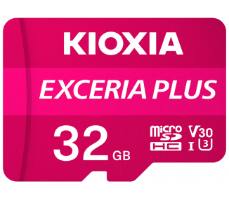 Memoria USB MICRO SD KIOXIA 32GB EXCERIA PLUS UHS-I C10 R98 CON ADAPTADOR