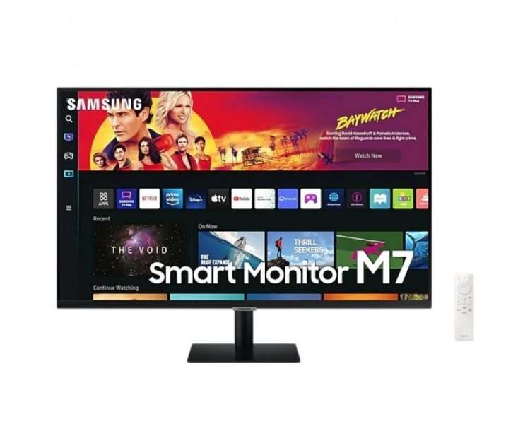 Smart monitor samsung m7 s32bm700uu 32'/ 4k/ smart tv/ multimedia/ negro