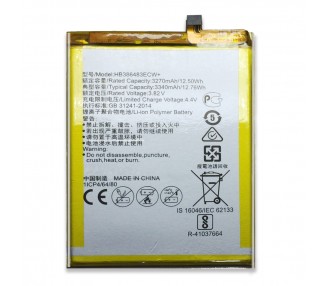 Bateria Para Huawei Honor 6X 6C Enjoy 6S, G9 Nova Plus, Mpn Original Hb386483Ecw