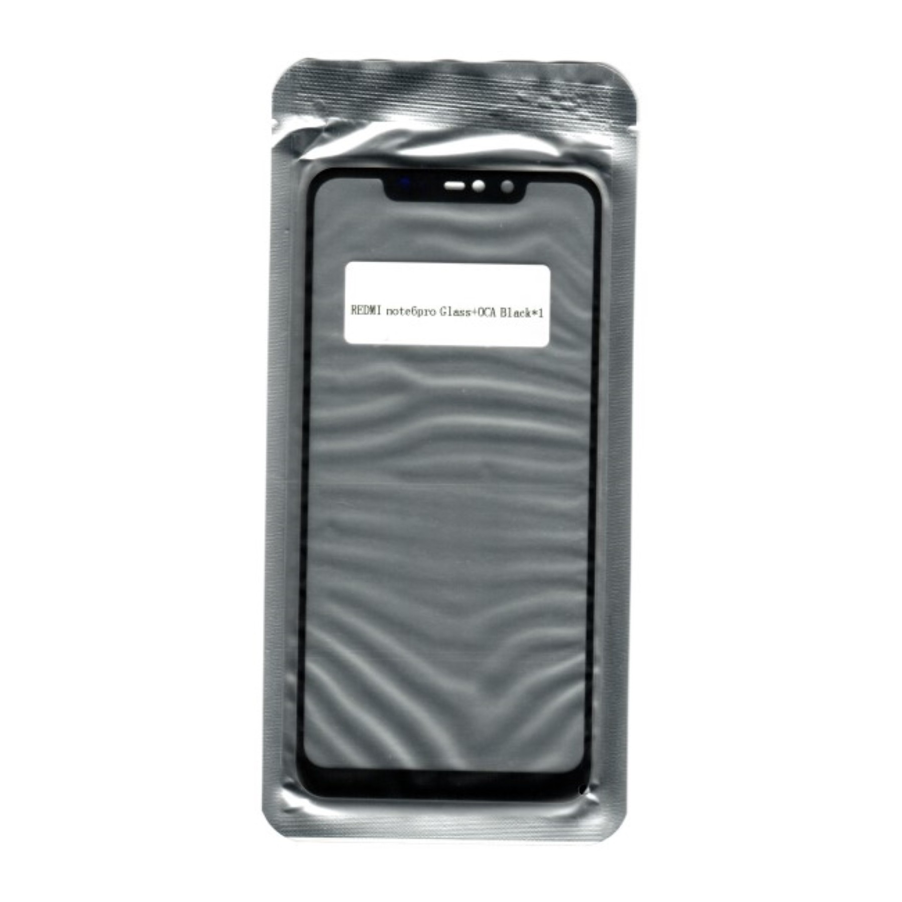 Cristal Tactil Lente Vidrio Frontal Pantalla Para Xiaomi Redmi Note 6 Pro Blanco