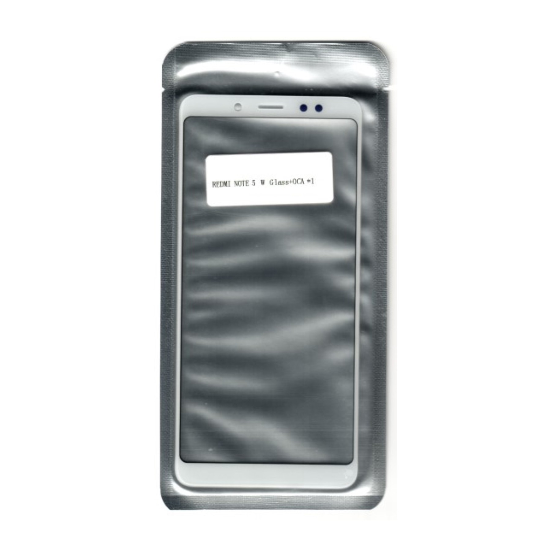 Cristal Tactil Lente Vidrio Frontal Pantalla Para Xiaomi Redmi Note 5 / 5 Pro Blanco