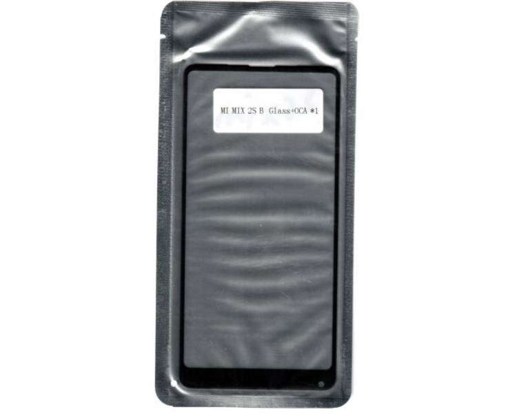 Cristal Tactil Lente Vidrio Frontal Pantalla Para Xiaomi Mi Mix 2S Negro