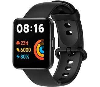 Smartwatch xiaomi redmi watch 2 lite/ notificaciones/ frecuencia cardíaca/ gps/ negro