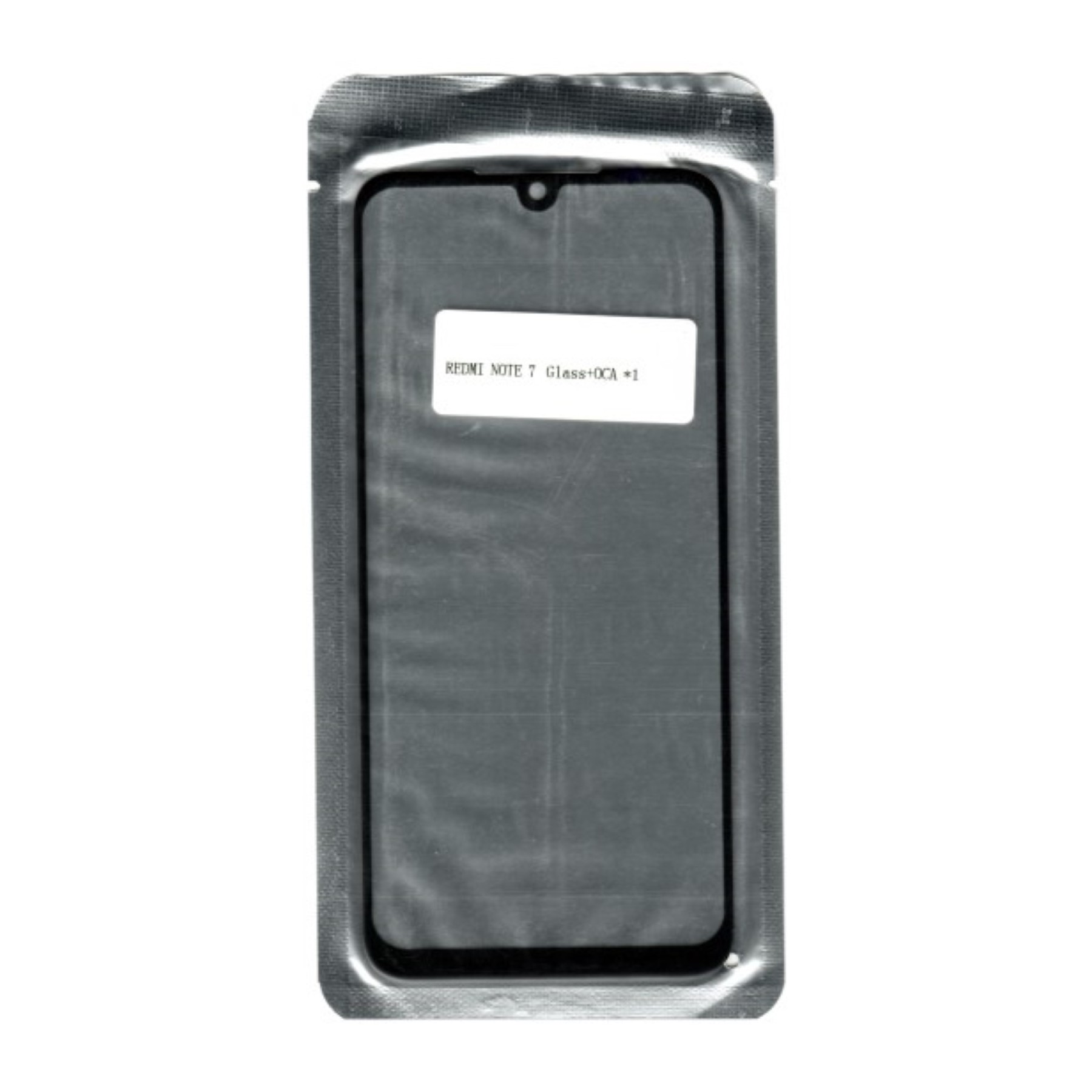 Cristal Tactil Lente Vidrio Frontal Pantalla Para Xiaomi Redmi Note 7 Negro