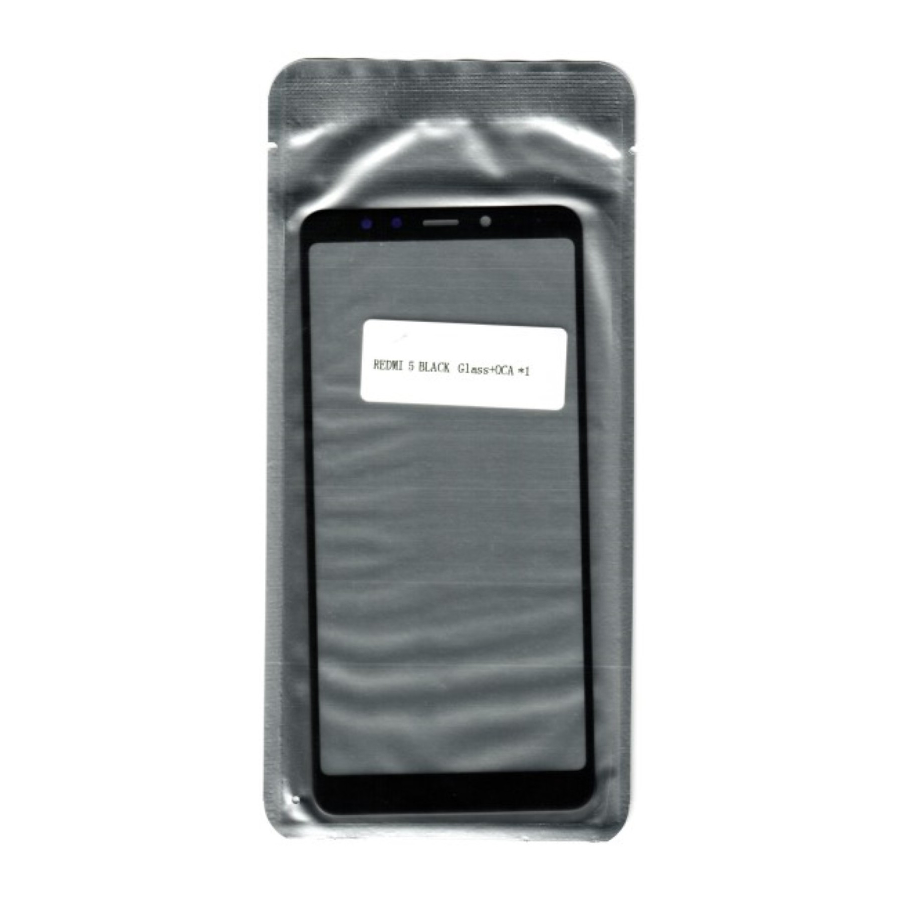 Cristal Tactil Lente Vidrio Frontal Pantalla Para Xiaomi Redmi 5 Negro