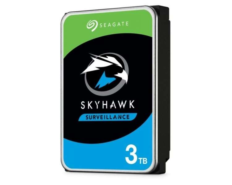Disco duro seagate skyhawk surveillance 3tb/ 3.5'/ sata iii/ 256mb