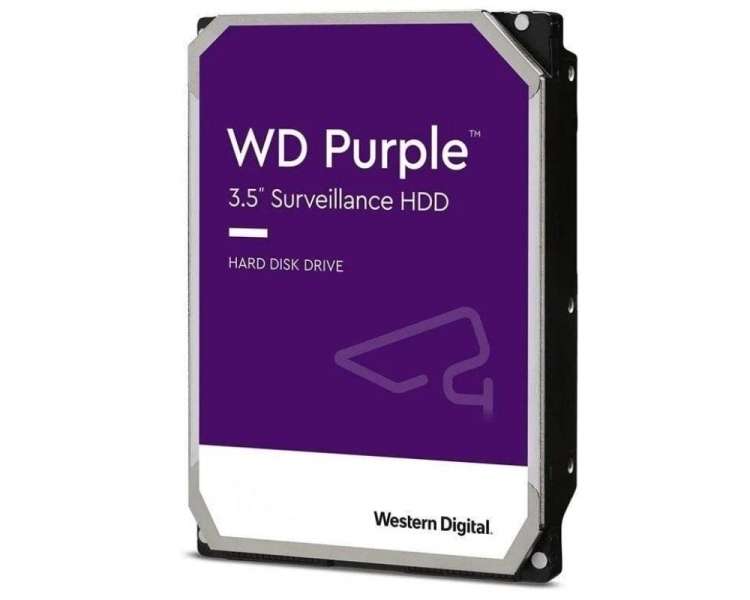 Disco duro western digital wd purple surveillance 6tb/ 3.5'/ sata iii/ 256mb