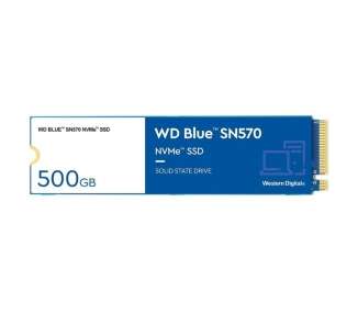 Disco ssd western digital wd blue sn570 500gb/ m.2 2280 pcie