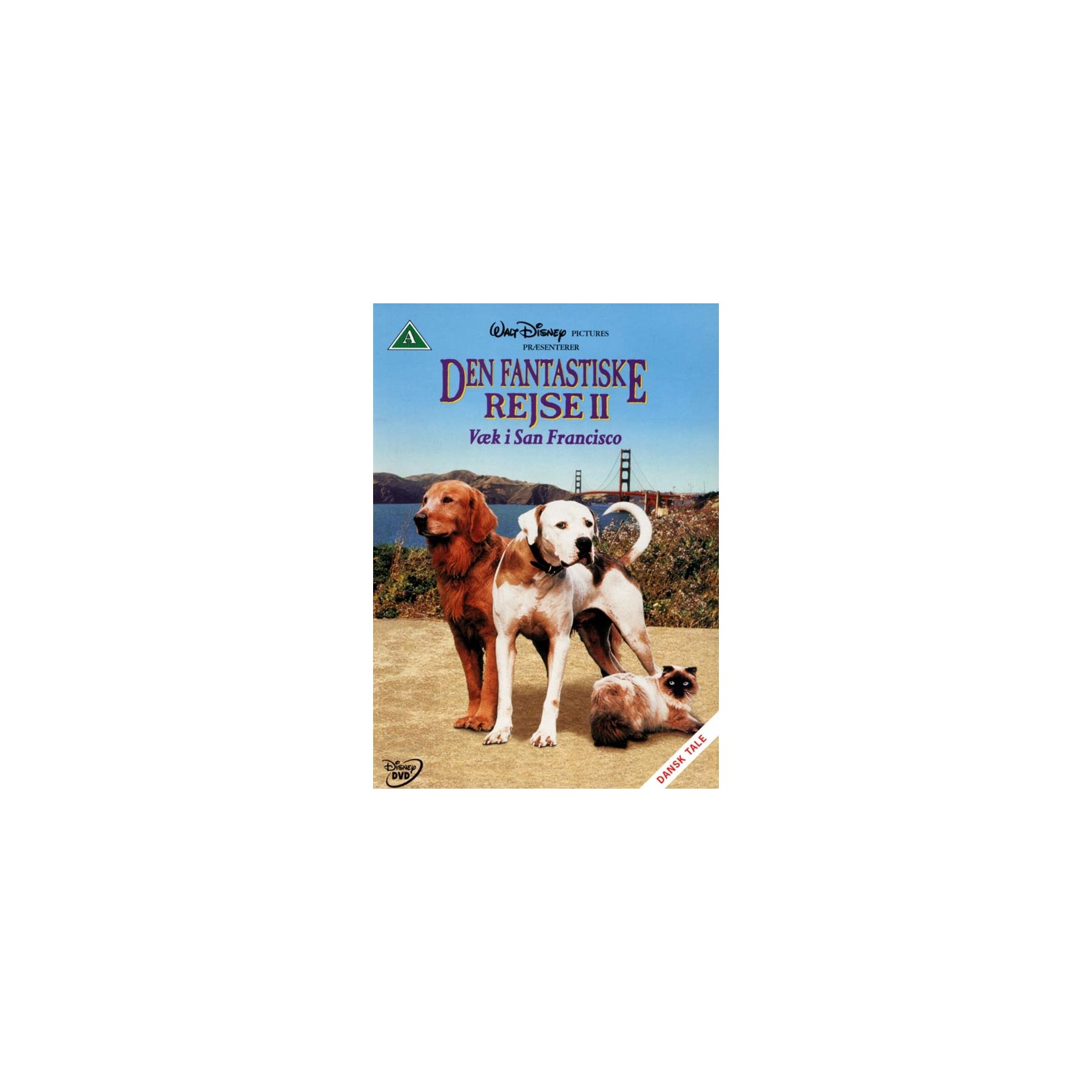 Disneys - Homeward Bound 2: Lost in San Francisco/Den fantastiske rejse II: Væk i San Francisco - DVD