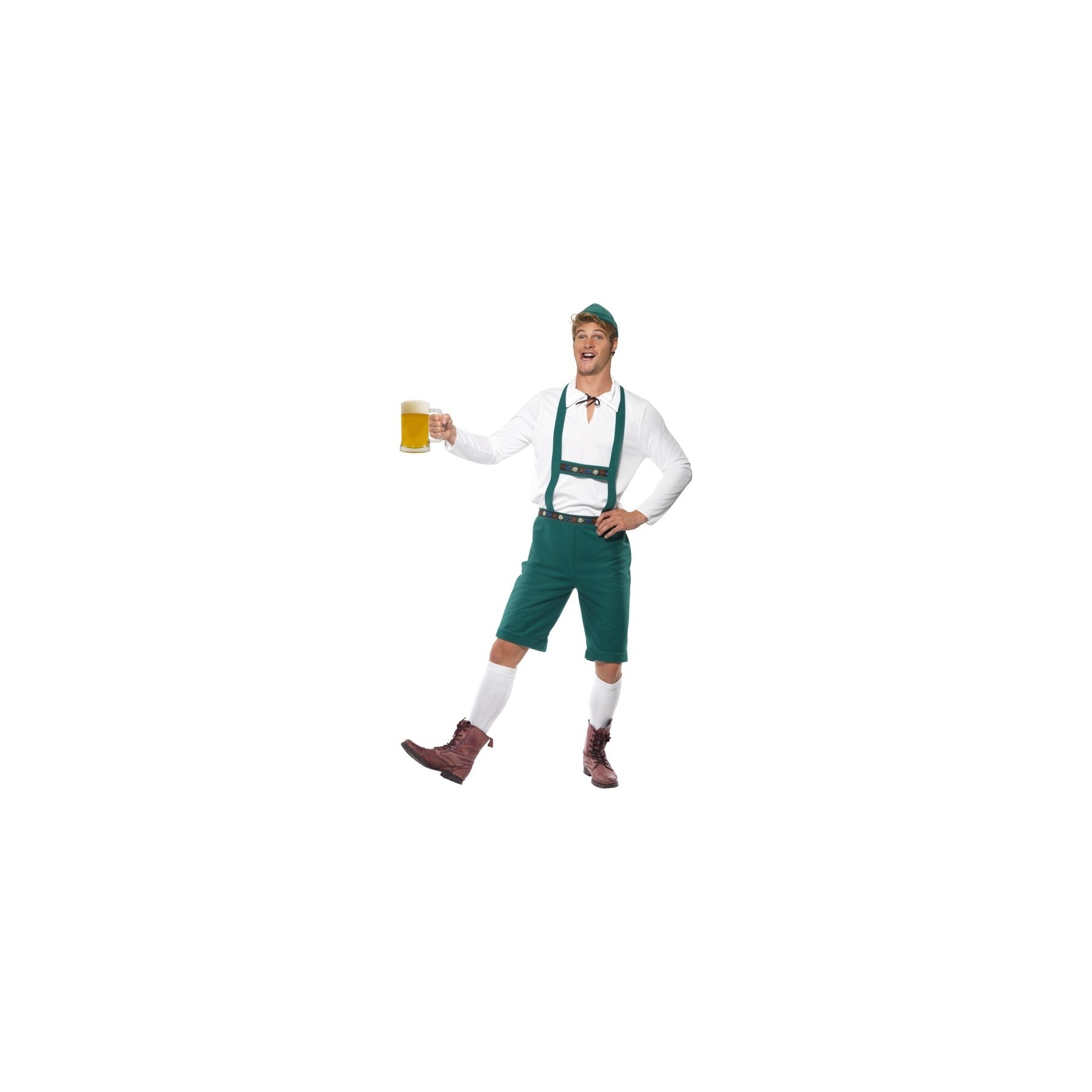 Smiffys - Oktoberfest Costume - Green - Medium (39497m)