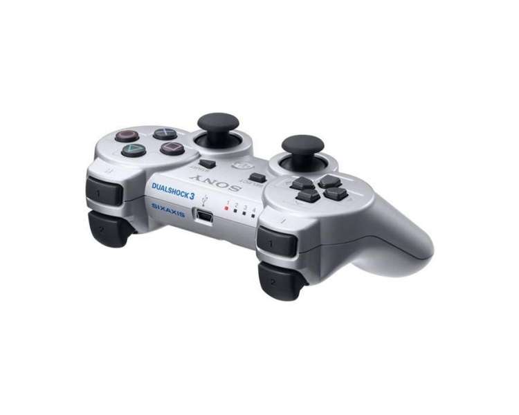 Sony Dualshock 3 Sixaxis Controller Controlador Mando Plata (Refurbished)
