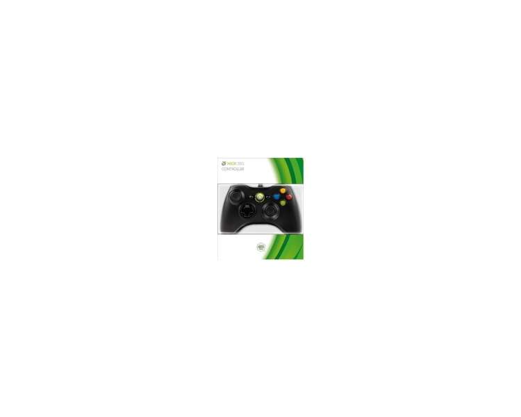 Xbox 360 Controller Controlador Mando Con Cable (Negro)