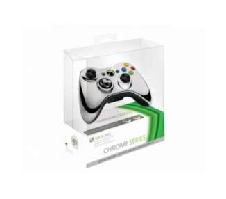Xbox 360 Controller Controlador Mando Inalambrico 2010 (Chrome Plata)