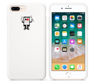 Funda De Silicona Suave Líquida Para iPhone 7 Plus & 8 Plus - Diseño Original