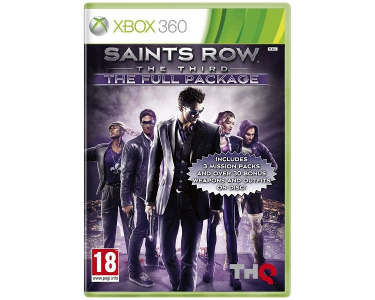 Saints Row The Third: The Full Package, Juego para Consola Microsoft XBOX 360