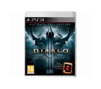 Diablo III (3): Reaper of Souls, Ultimate Evil Edition, Juego para Consola Sony PlayStation 3 PS3