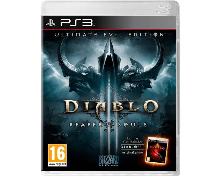 Diablo III (3): Reaper of Souls, Ultimate Evil Edition, Juego para Consola Sony PlayStation 3 PS3