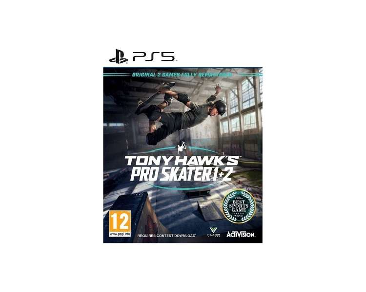 Tony Hawk's Pro Skater 1+2, Juego para Consola Sony PlayStation 5 PS5