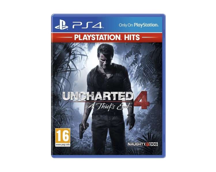 Uncharted 4: A Thief's End (Playstation Hits), Juego para Consola Sony PlayStation 4 , PS4